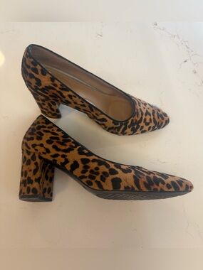 Aerosoles Leopard Print “Bette” Heeled Pumps, Size 8
